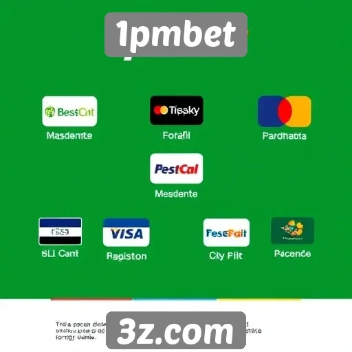 Opções de pagamento oferecidas pelo 1pmbet
